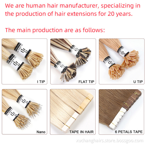 Wholesale Pre Bonded Keratin Hair Extensions Virgin 100% Human Hair Flat Tip Remy Hair Braids Extension Machine